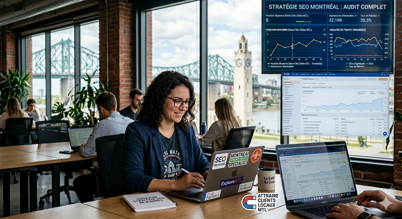 stratégie SEO Montréal référencement Google PME québécoises