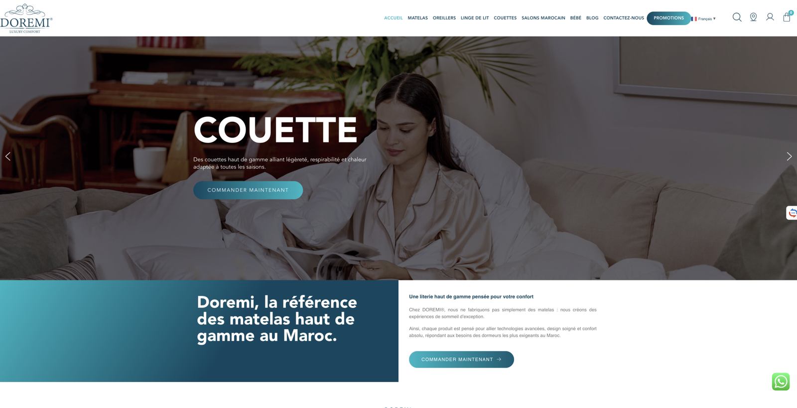 portfolio Montréal Doremi  WordPress SEO
