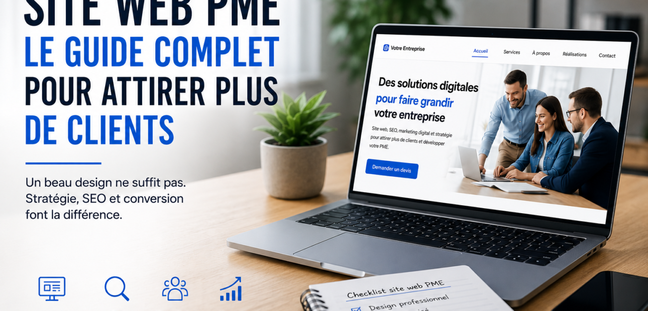 Site web PME : pourquoi un beau design ne suffit pas pour attirer des clients
