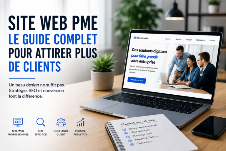 site web PME pour attirer plus de clients
